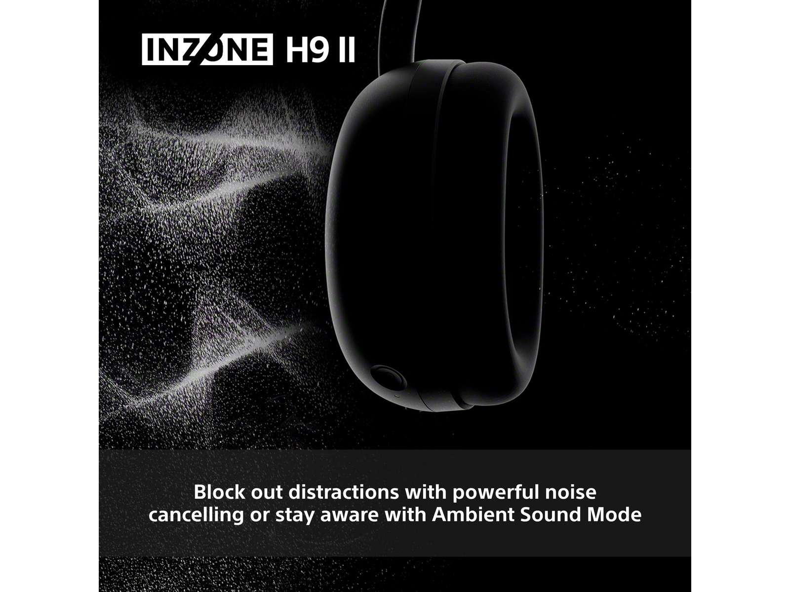 Sony INZONE H9 II Trådløst støydempende hodesett (svart) -B-Grade Demo headset