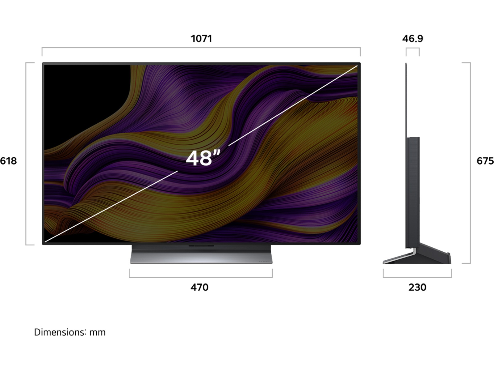 LG 48" G5 AI 4K OLED Smart-TV (2025) -B-Grade Demo TV/projektor