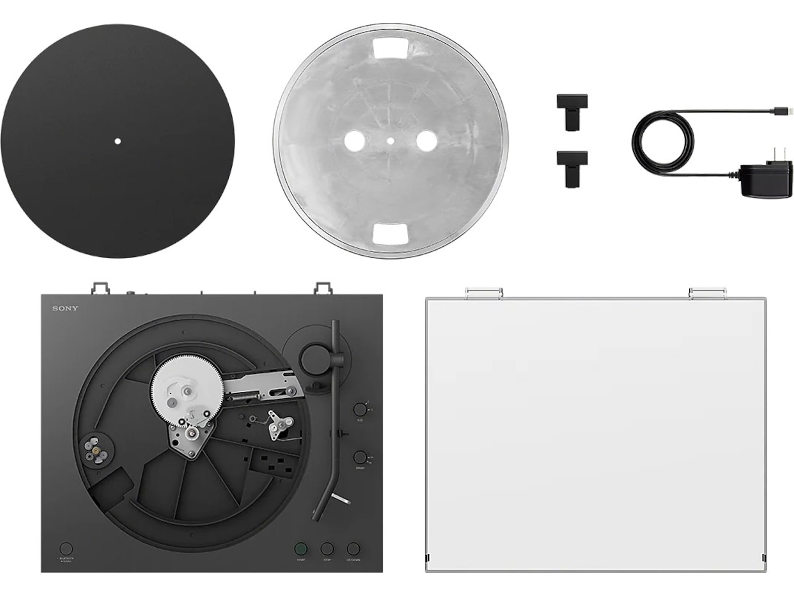Sony PS-LX3BT trådløs Bluetooth platespiller med automatisk avspilling -B-Grade Enheter