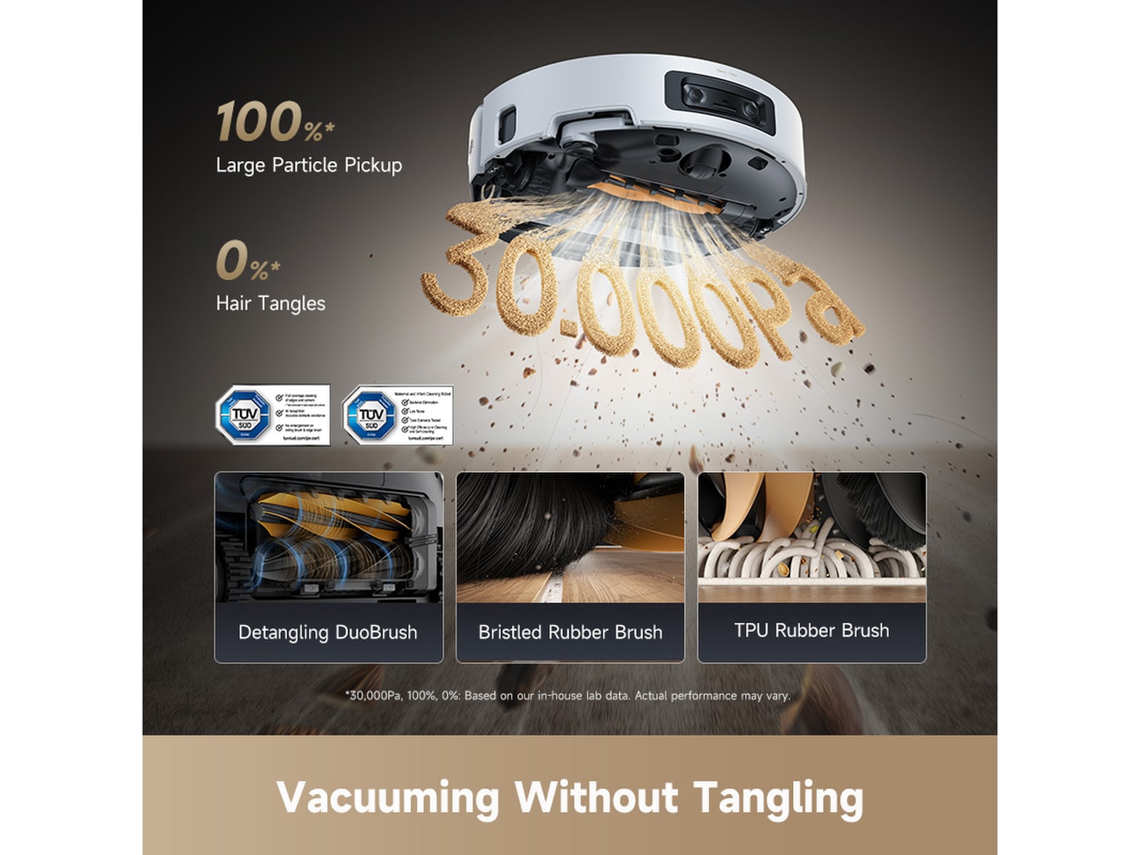 Dreame Aqua10 Ultra Roller Robotstøvsuger (hvit) -B-Grade Demo hjem & fritid
