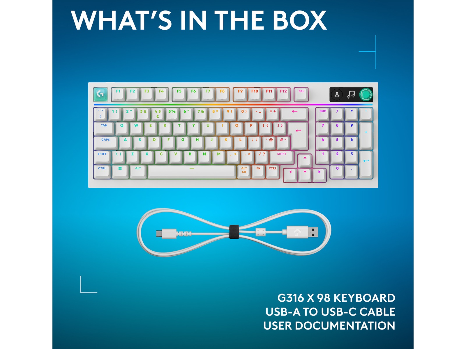 Logitech G316 X 98 spilltastatur Gamingtastatur