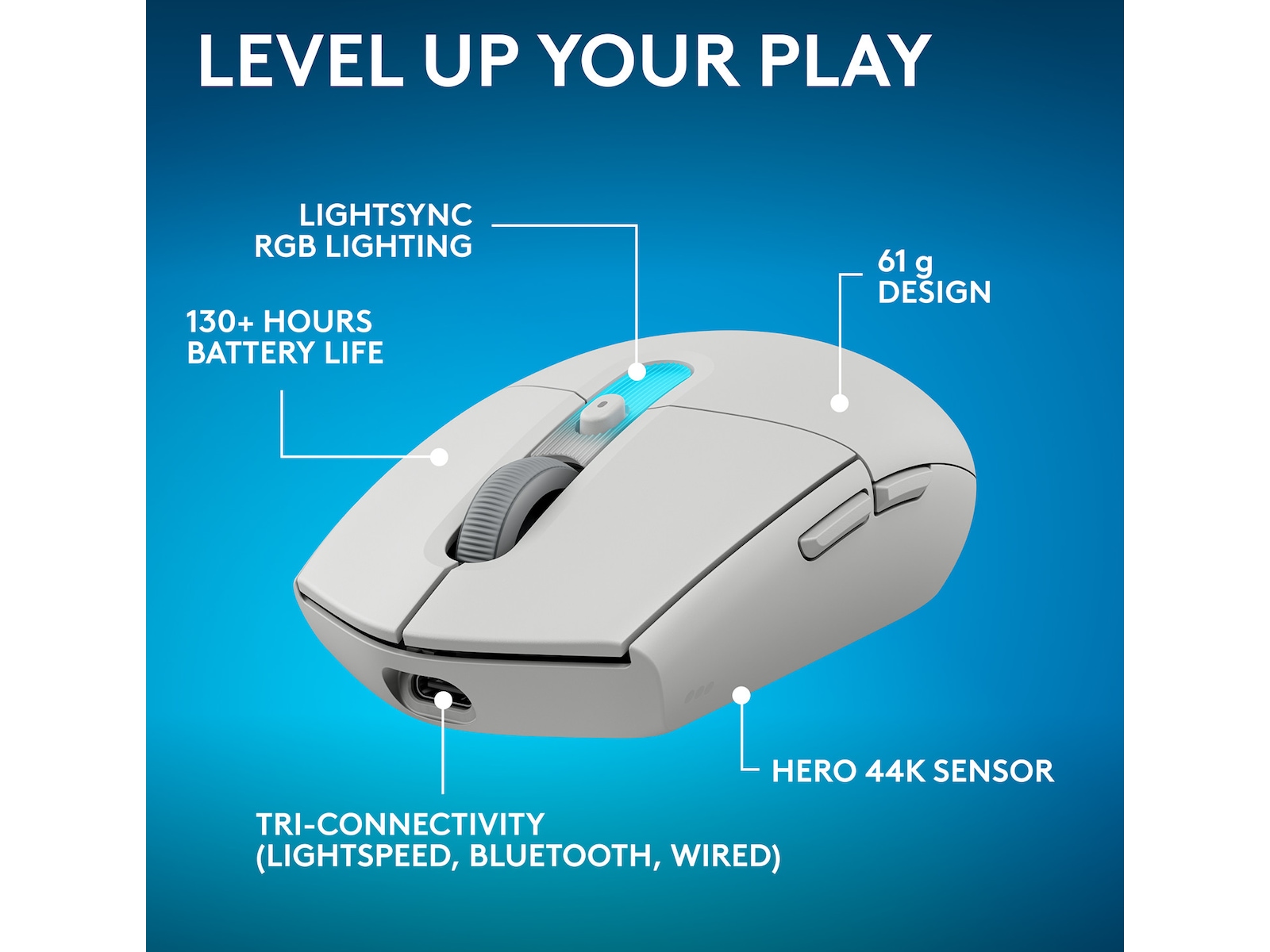 Logitech G305 X SUPERLIGHT trådløs gamingmus Gamingmus