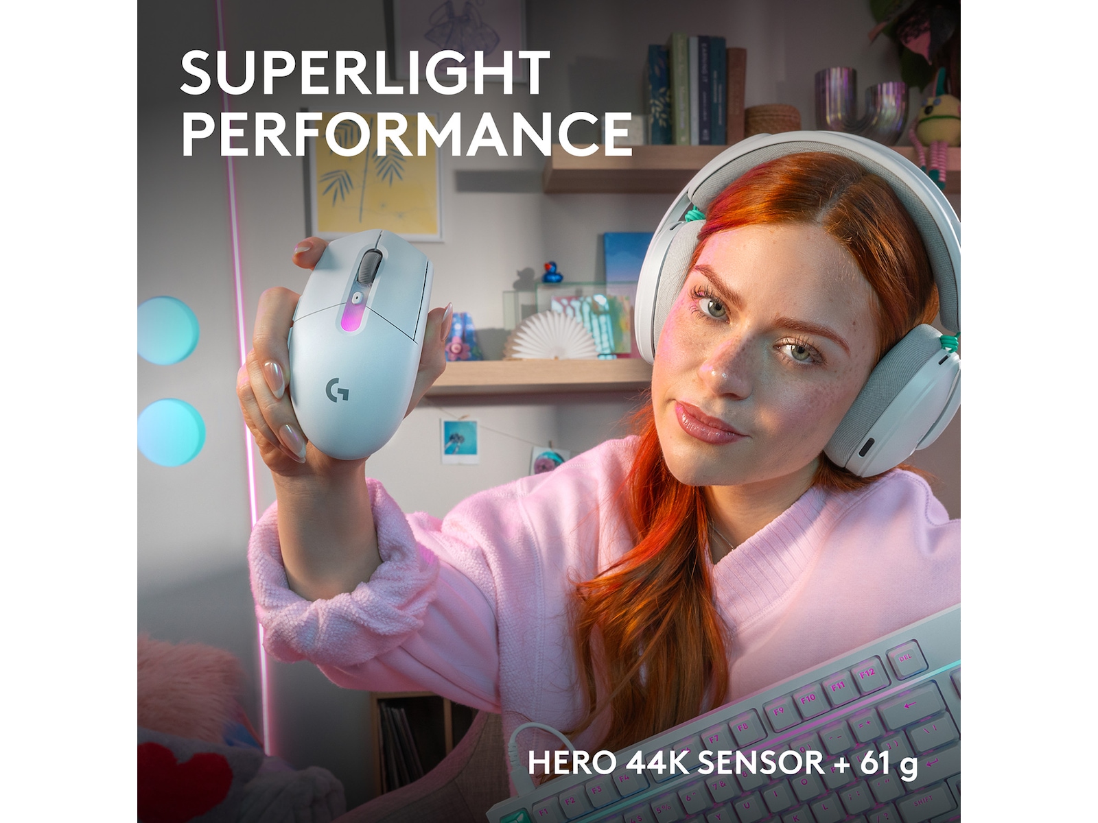 Logitech G305 X SUPERLIGHT trådløs gamingmus Gamingmus