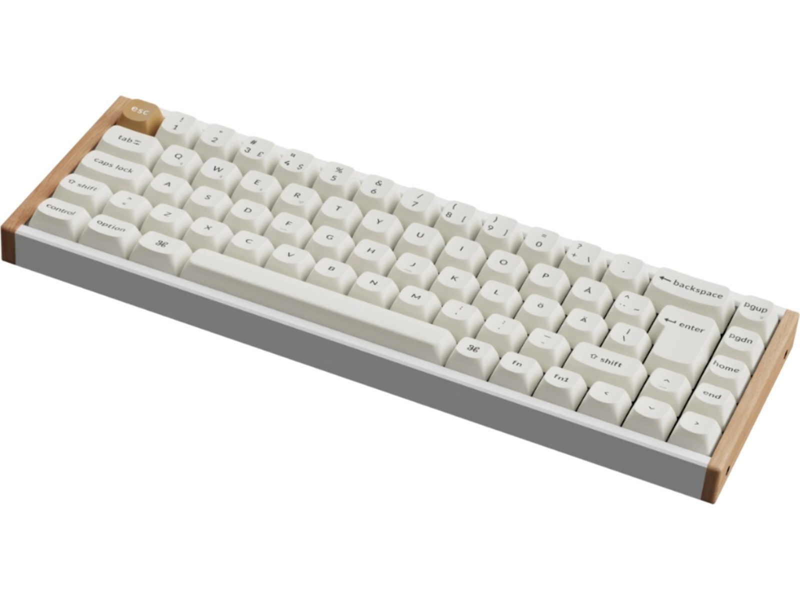 Keychron K6 HE SE Trådløst Gamingtastatur (tre/hvit) -B-Grade Demo tastatur