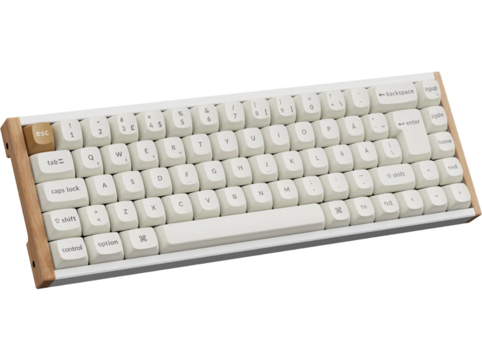 Keychron K6 HE SE Trådløst Gamingtastatur (tre/hvit) -B-Grade Demo tastatur