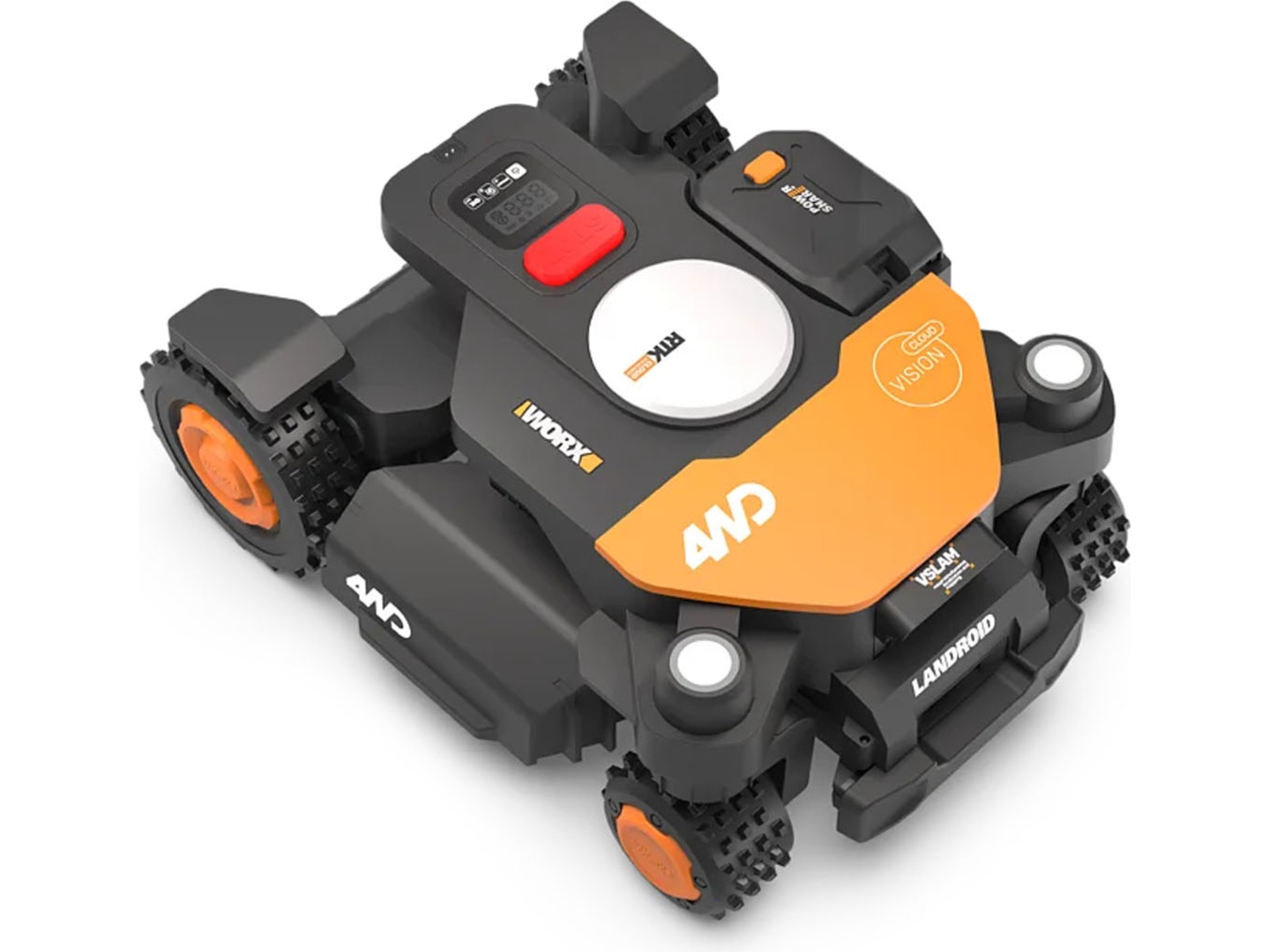 Kraftig firehjulsdrevet klipper med AI-kamera for automatisk kartlegging -B-Grade Demo hjem & fritid