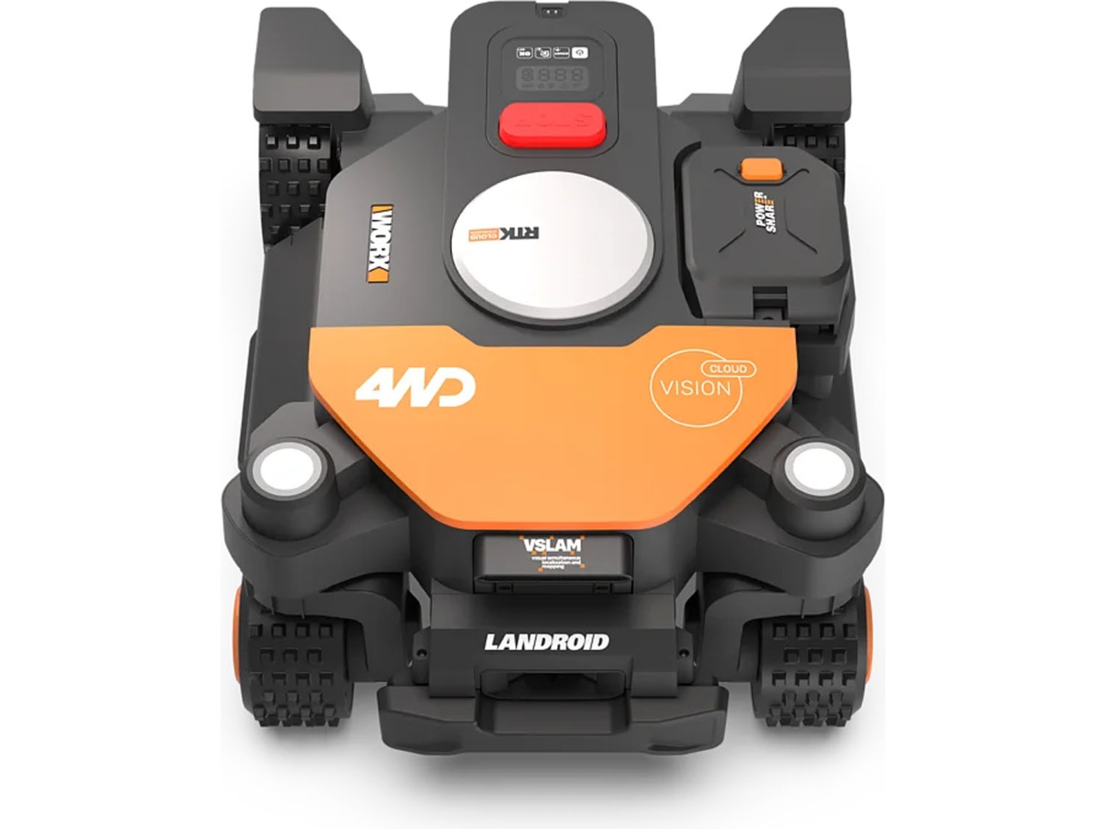 Kraftig firehjulsdrevet klipper med AI-kamera for automatisk kartlegging -B-Grade Demo hjem & fritid