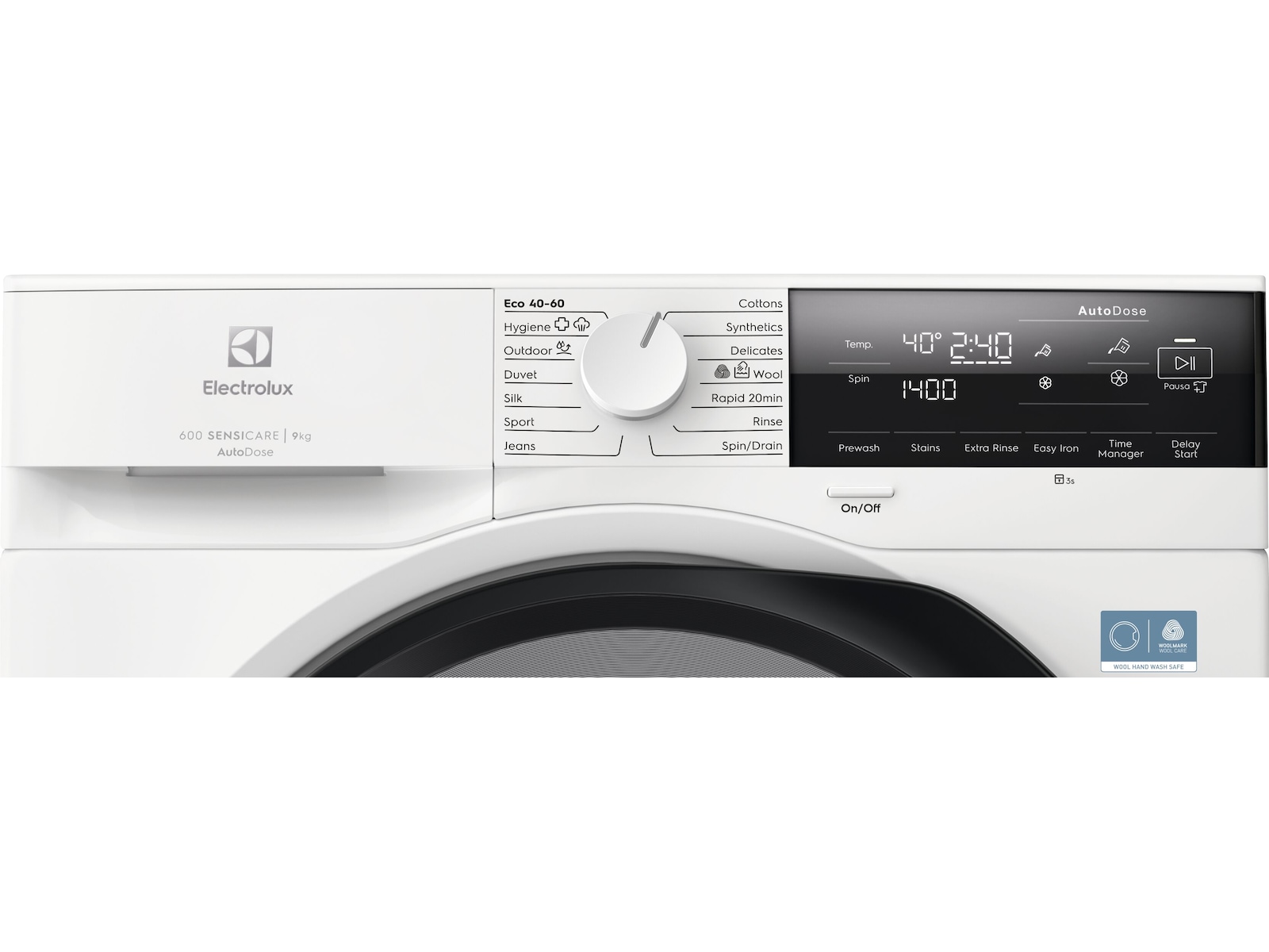 Electrolux 600 SensiCare vaskemaskin (hvit) -B-Grade Demo vask & tørk