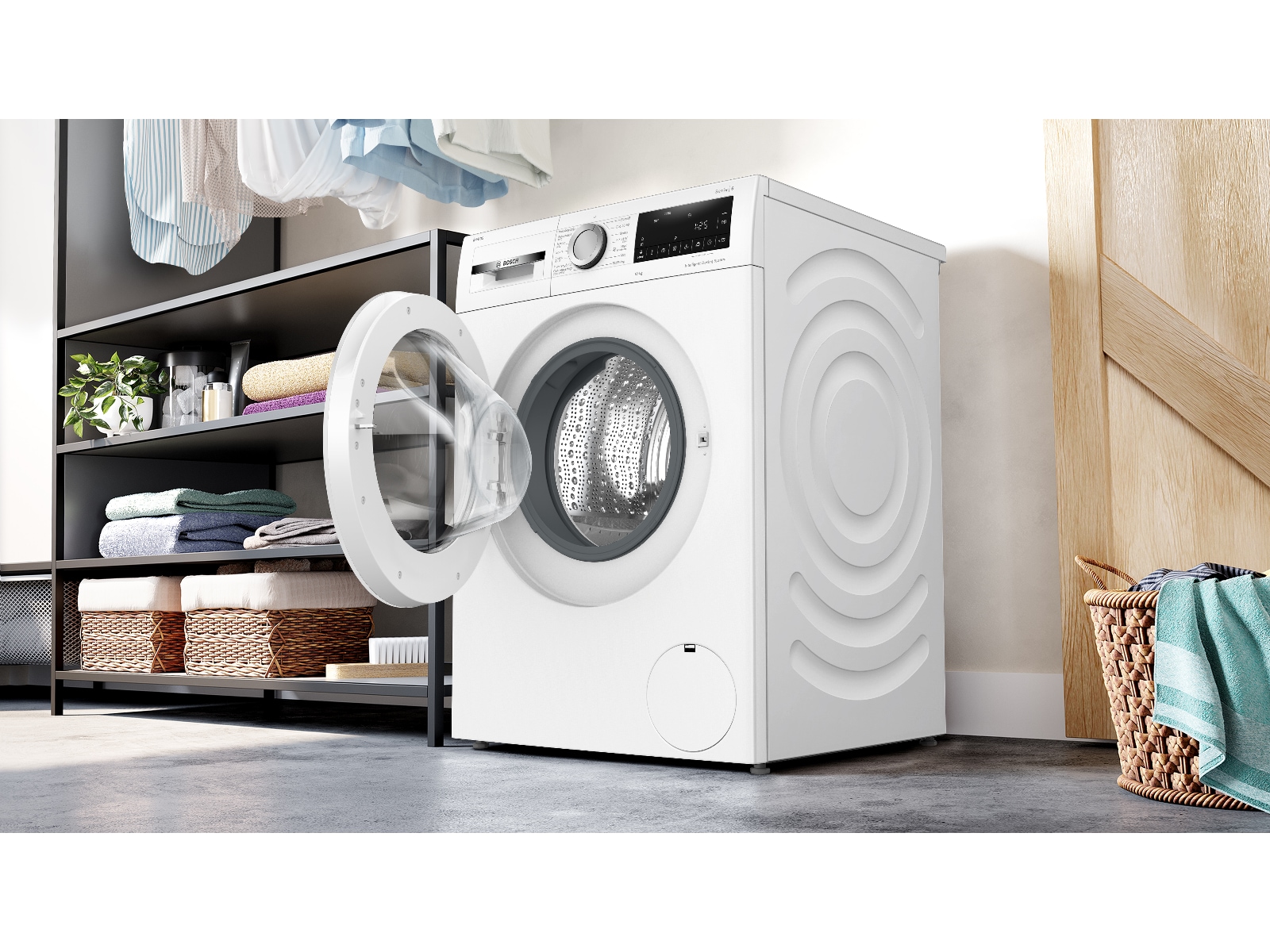 Bosch Serie 6 WGG254FLSN Vaskemaskin -B-Grade Demo vask & tørk