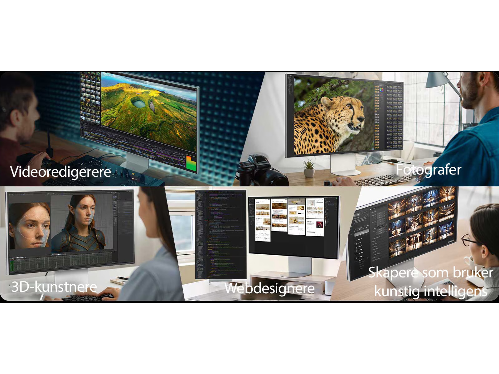 LG 32" UltraFine 6K skjerm 32U990A -B-Grade Demo skjermer