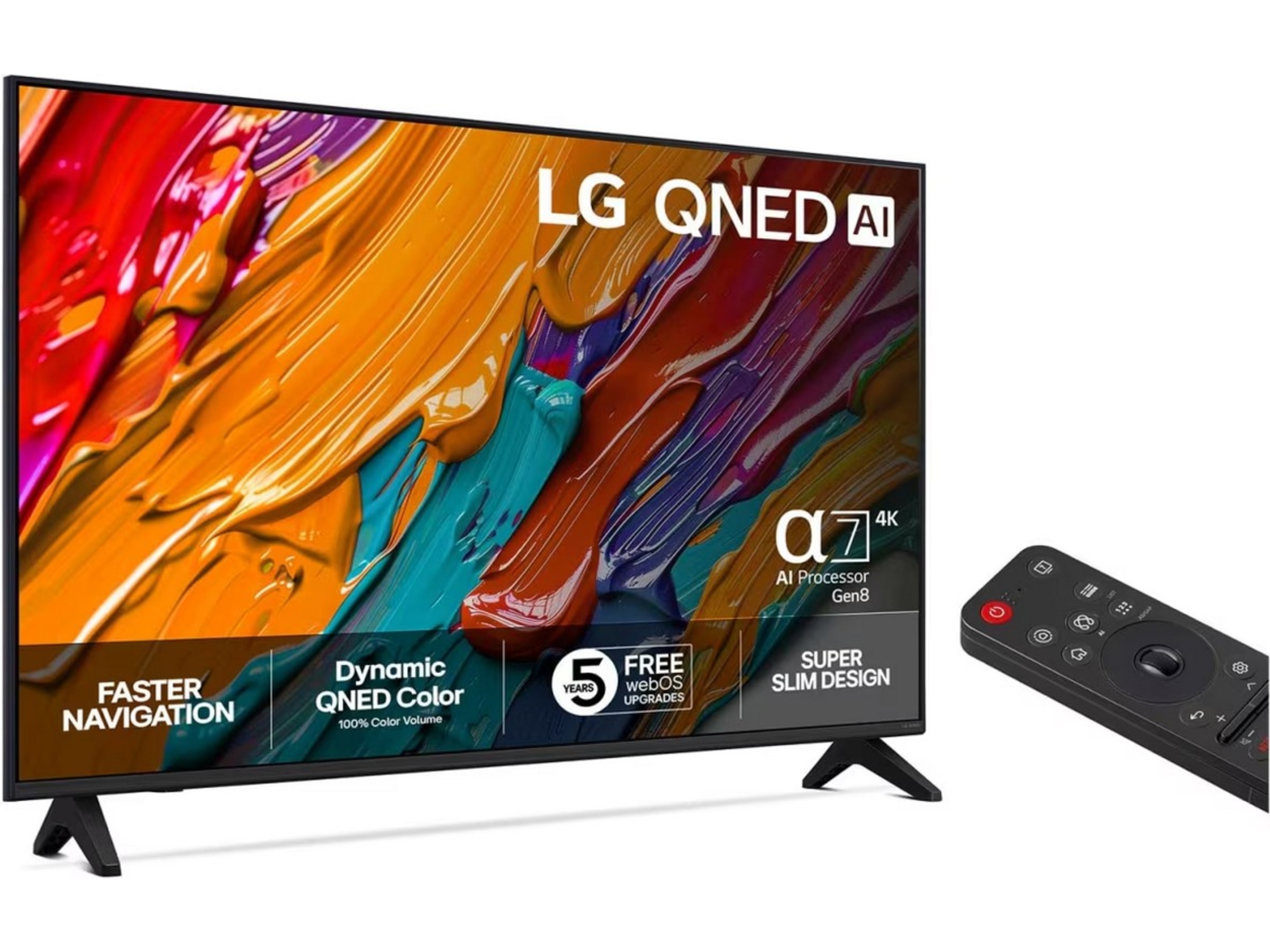LG 65'' QNED7E AI 4k Smart TV 65QNED7EA6B (2025) 60 - 69 tommer TV
