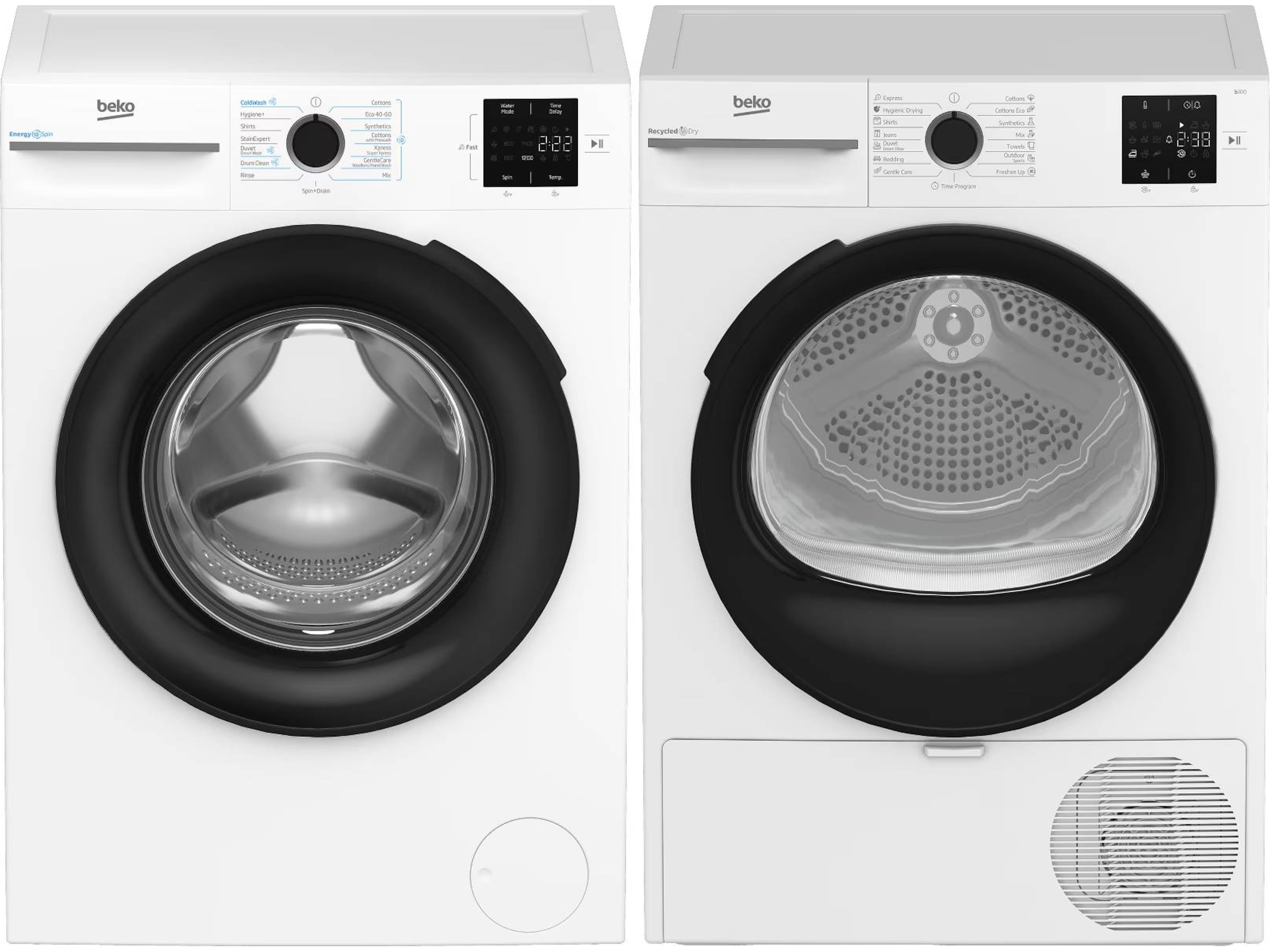 Beko KBM3WFT3941W vaskemaskin 9 kg Vaskemaskin