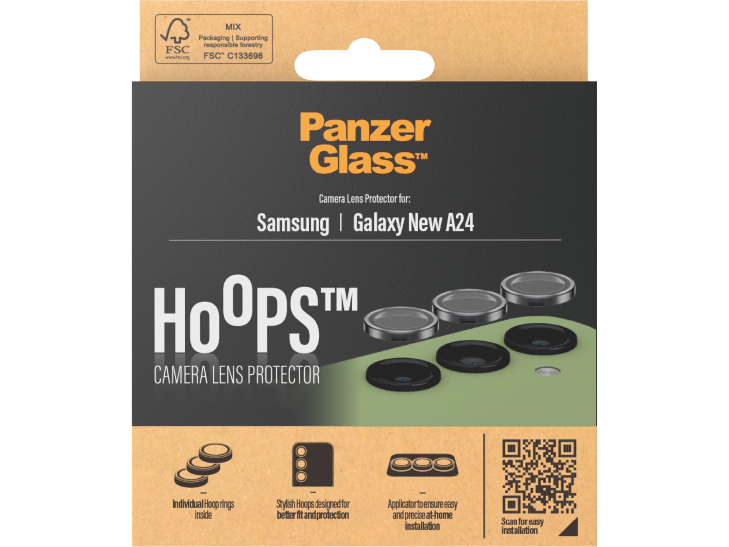 PanzerGlass Galaxy A25 Hoops Linsebeskytter Skjermbeskyttelse