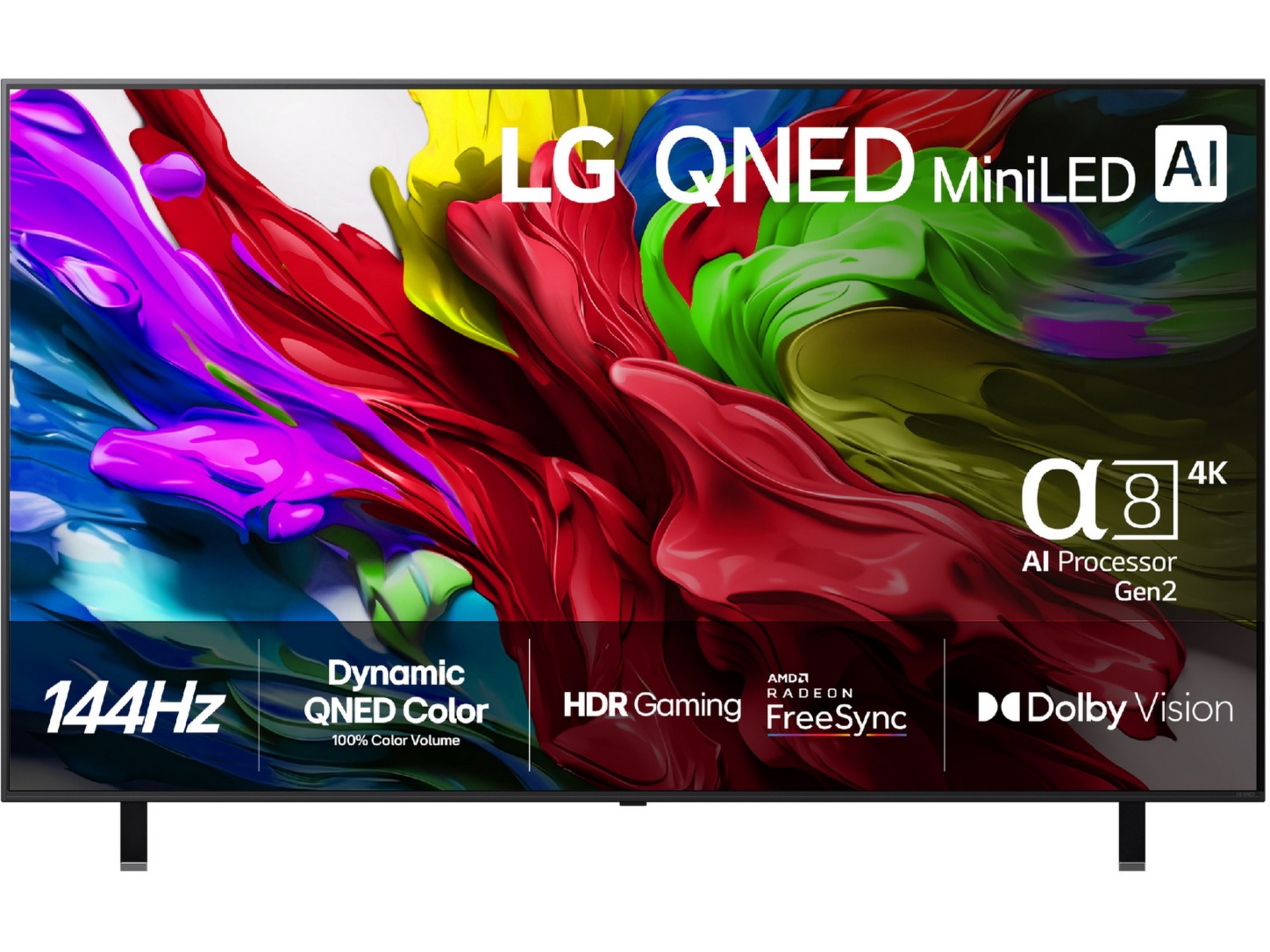 LG 75'' QNED85 evo AI MiniLED 4k Smart-TV (2025) 70 - 79 tommer TV