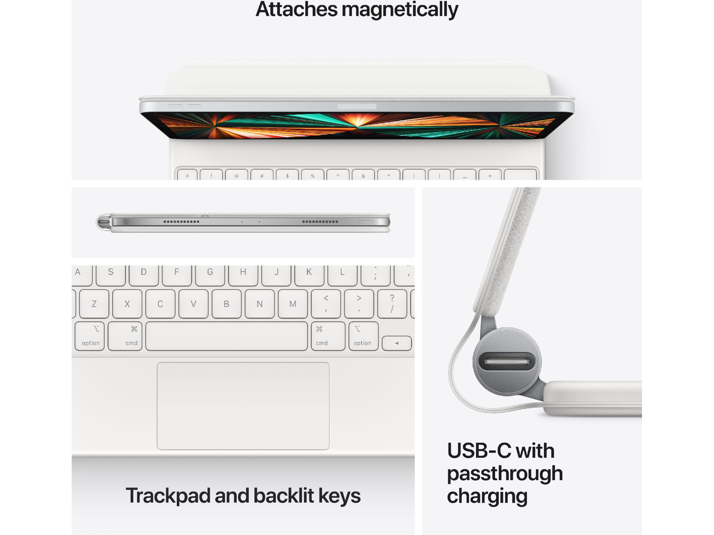 Apple iPad Pro 13" Magic Keyboard 13 (sort) Tastatur og stylus