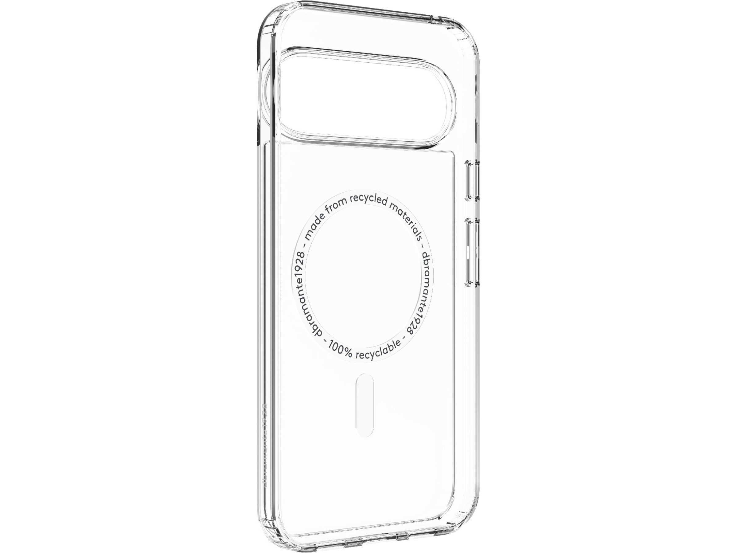 dbramante1928 Google Pixel 10 Pro XL Iceland Pro Qi2 deksel (gjennomsiktig) Deksel til mobiltelefon