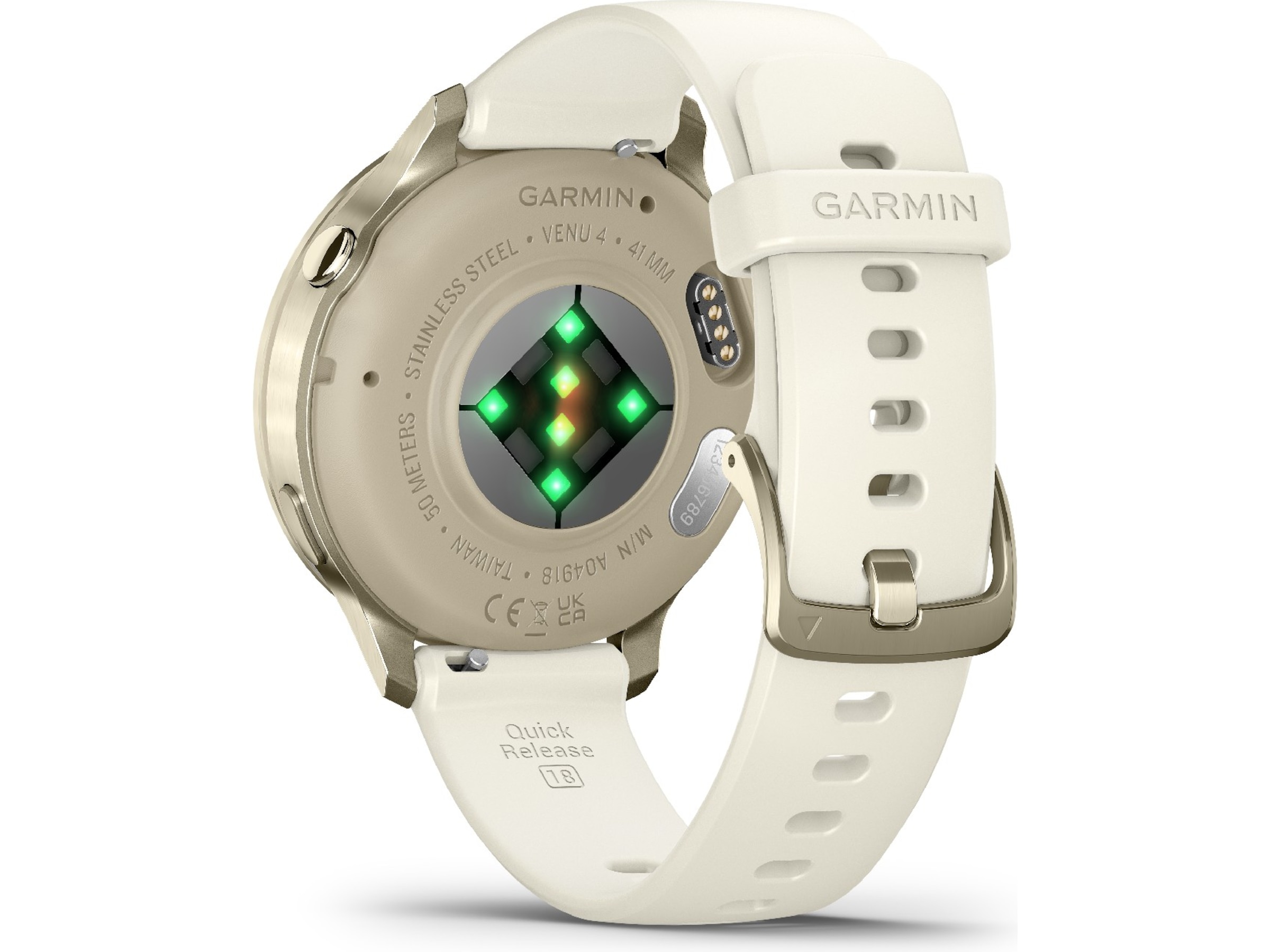 Garmin Venu 4 41mm GPS (lunar gold/bone) Smartklokker