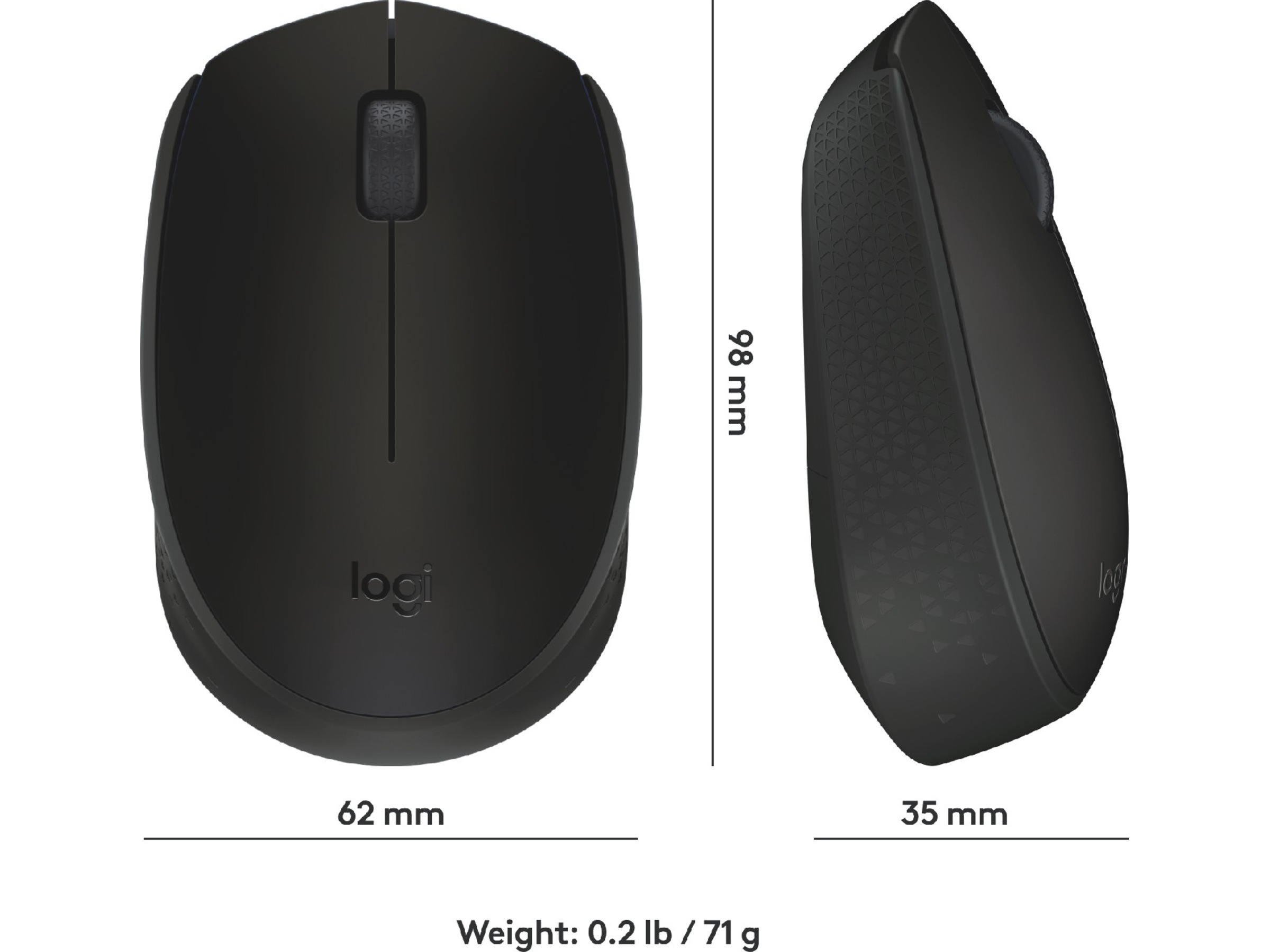 Logitech B170 Trådløs Mus Sort Mus