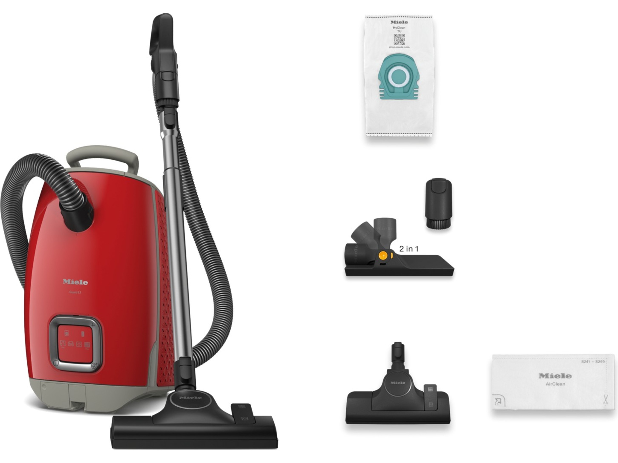 Miele Guard L1 Rød Pulse Støvsuger Støvsugere