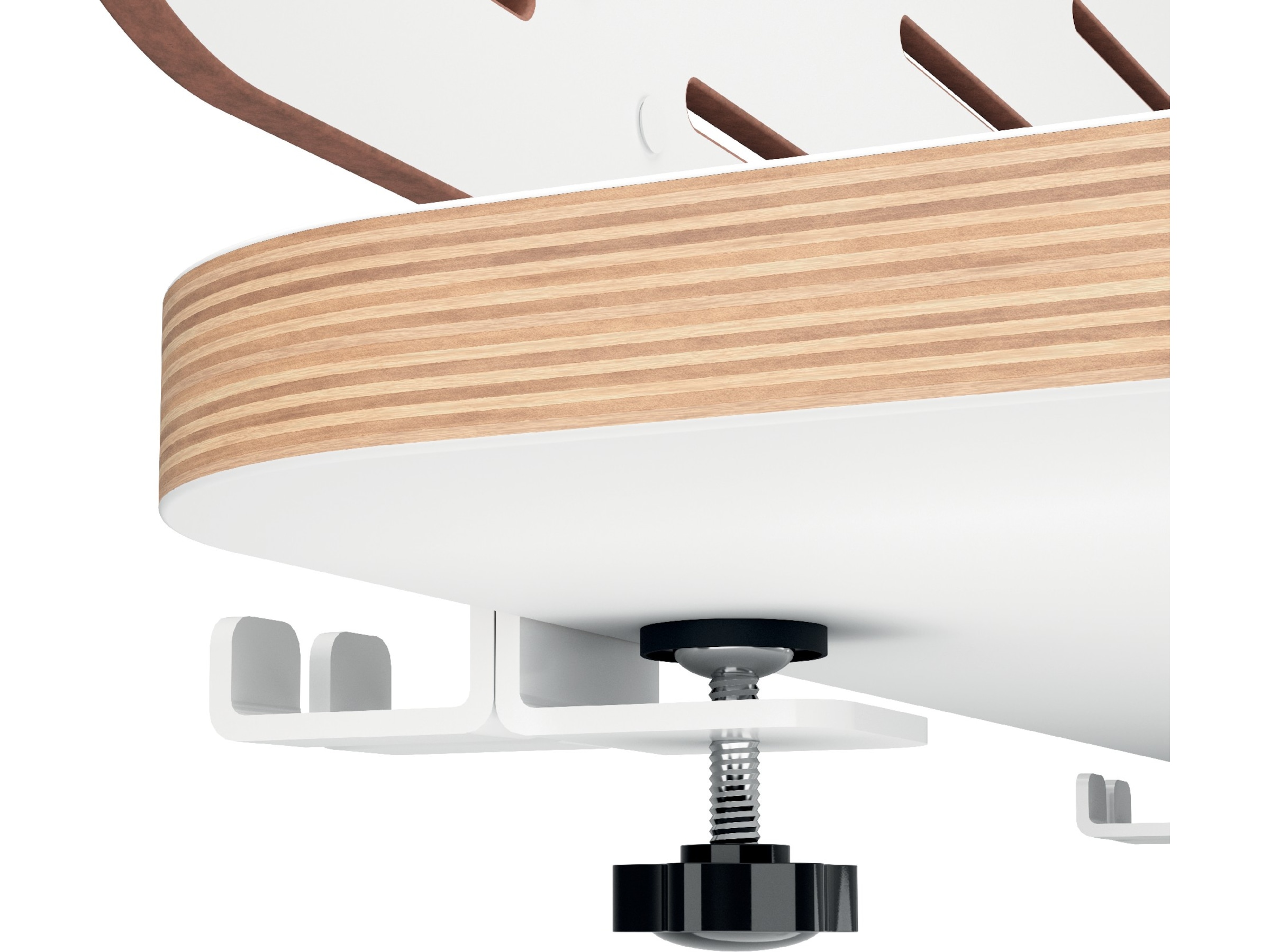 Leitz Ergo Organiseringstavle Pegboard med laptopholder, 80x25 cm Monteringstavler