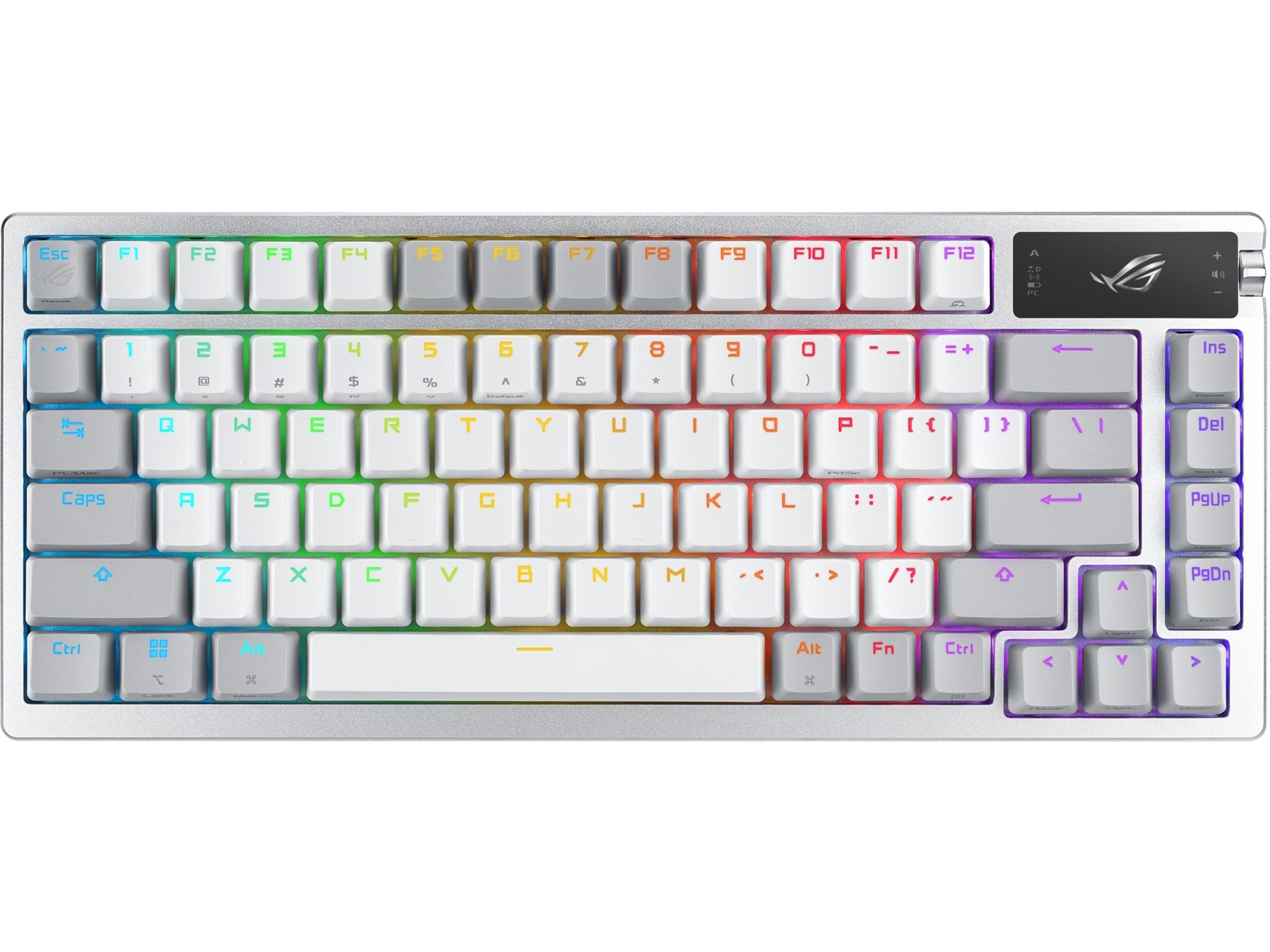 ASUS ROG Azoth Trådløs DIY Gamingtastatur (hvit) Gamingtastatur