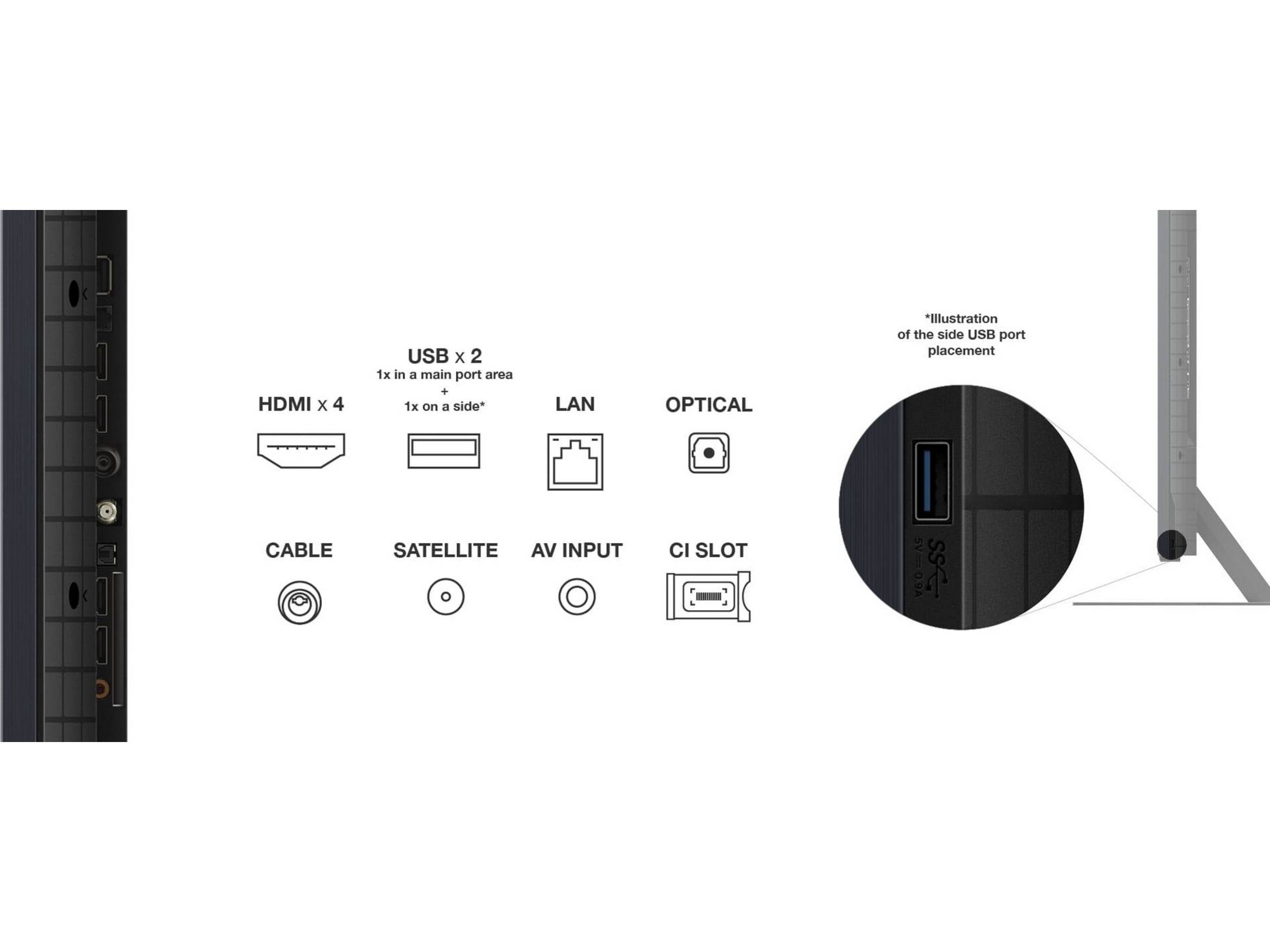 TCL 85" 85C855 QLED Pro 4K Google TV 144Hz Over 80 tommer TV