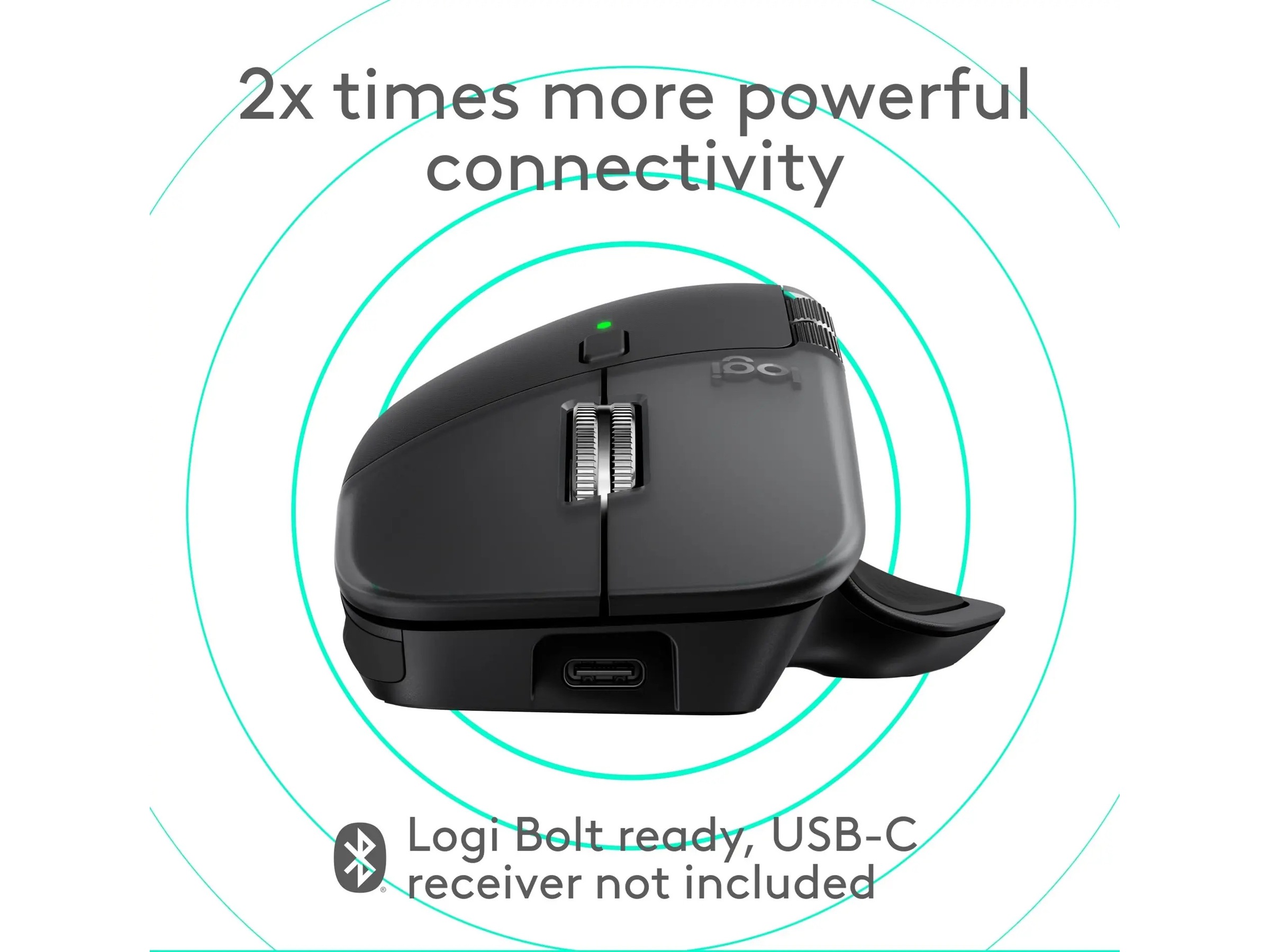 Logitech MX Master 4 for Mac Trådløs Ergonomisk Mus (space black) Mus