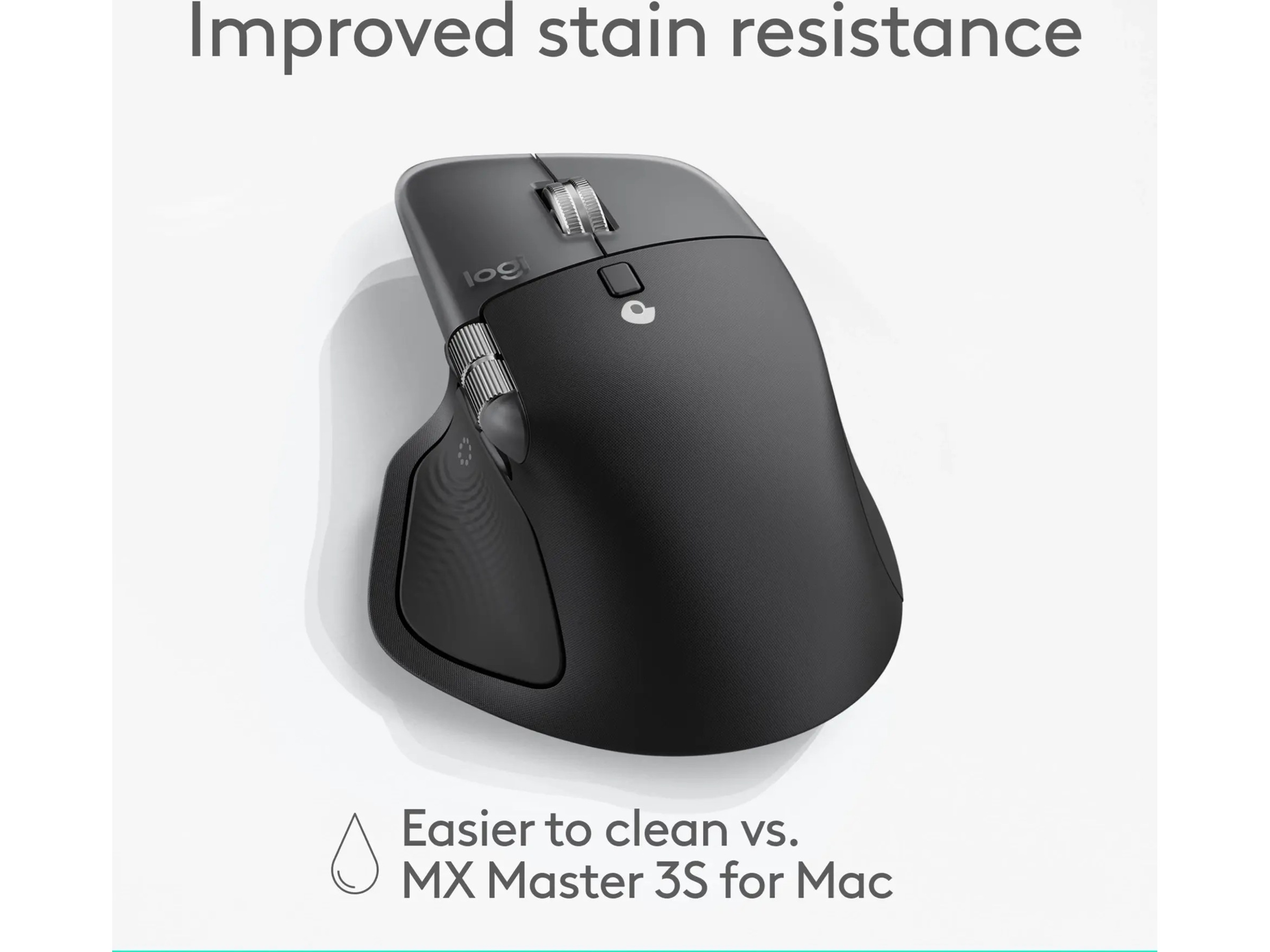 Logitech MX Master 4 for Mac Trådløs Ergonomisk Mus (space black) Mus