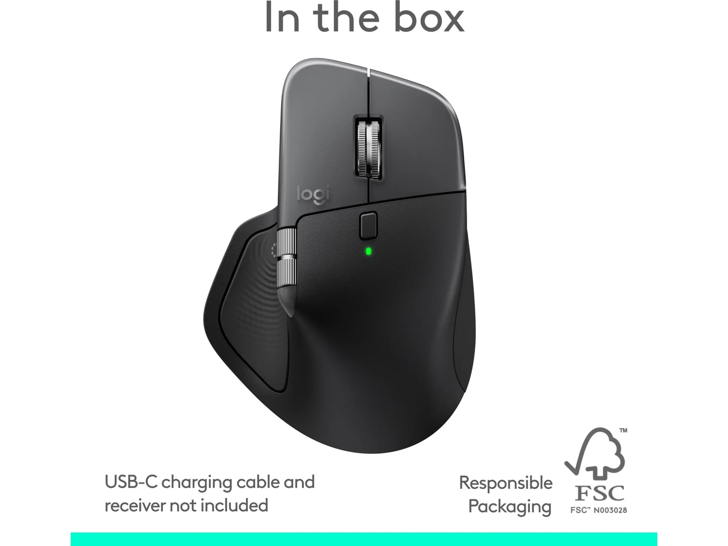 Logitech MX Master 4 for Mac Trådløs Ergonomisk Mus (space black) Mus