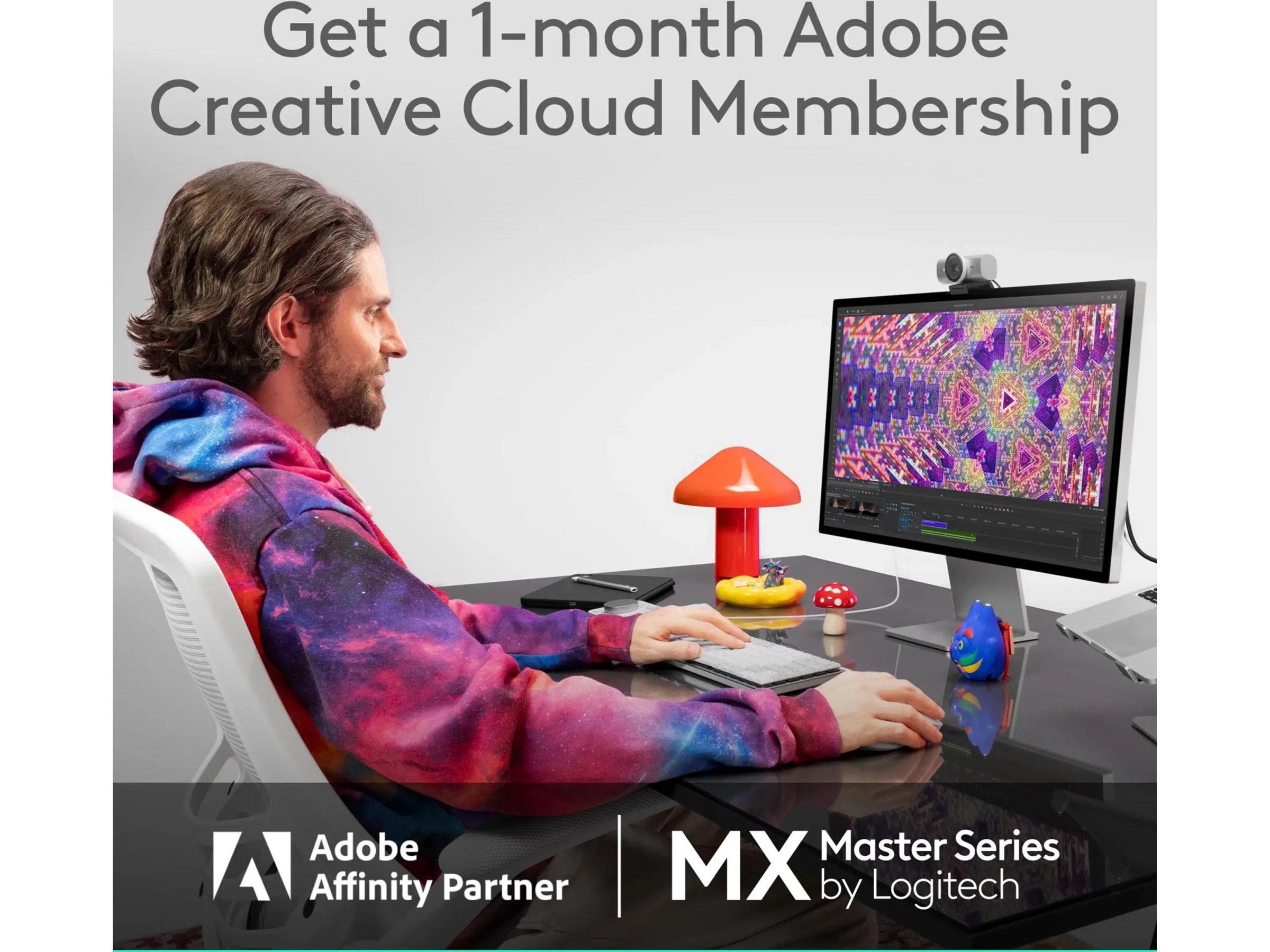 Logitech MX Master 4 for Mac Trådløs Ergonomisk Mus (space black) Mus