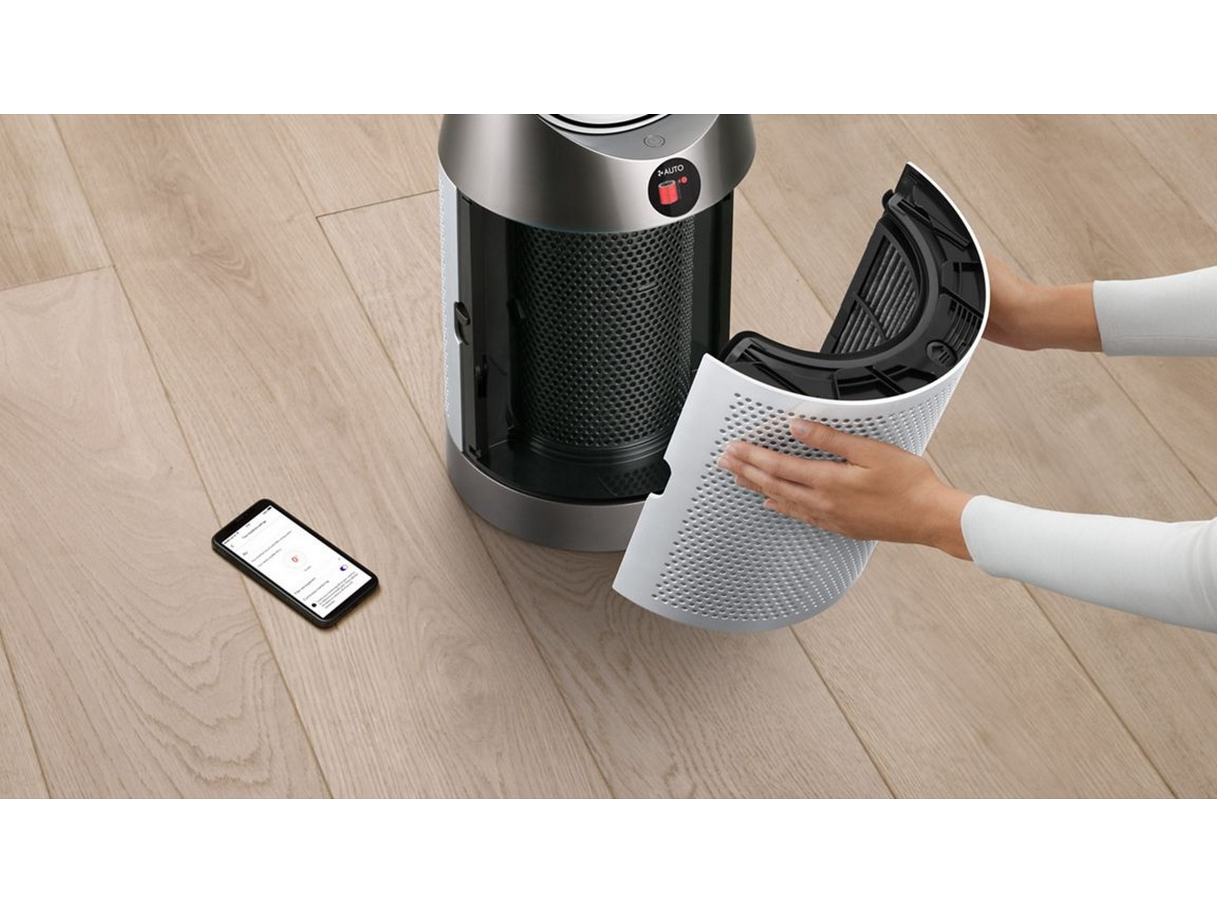 Dyson Cool PC1 luftrenser og vifte (hvit) Luftrensere