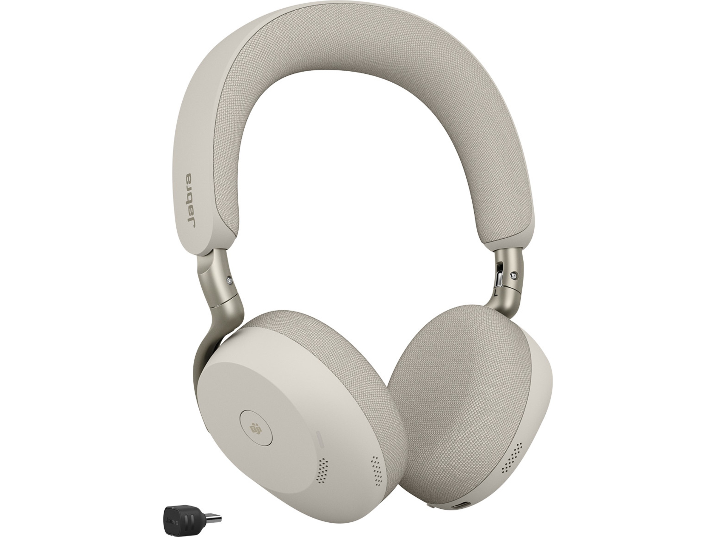 Jabra Evolve3 75 Link390c MS Stereo (varm grå) Hodesett, trådløse