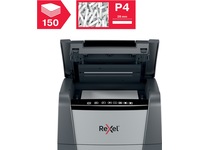 Rexel Makuleringsmaskin Optimum AutoFeed+ 150X automatisk krysskutt P4 Makuleringsmaskiner