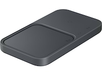 Trådløs lader Duo med kabel (sort) Trådløs lader