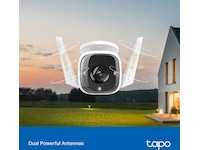 TP-Link Tapo C320WS 2K WiFi Utendørs kamera (hvit) Overvåkningskameraer