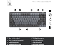 Logitech MX Mechanical Mini Minimalist Linear (graphite) Tastatur