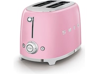 Smeg TSF01PKEU Brødrister for 2 skiver (rosa) Brødristere