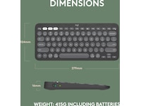 Pebble Keys 2 K380s (sort) Tastatur