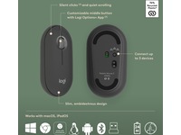 Pebble 2 Combo (sort) Mus & tastatur -kombipakker