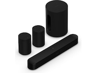 Sonos Beam (Gen2) Lydplanke (sort) + 2x Era 100 og 1x Sub Mini Lydplanker