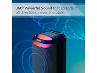 Sony SRS-XV800 Trådløs bærbar høyttaler (sort) Trådløs / Bluetooth-høyttaler