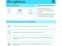 HP Color LaserJet Pro 4202dw laserskriver Skrivere