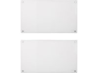Mill Glass panelovn 700W (hvit) 2-pack Panelovner