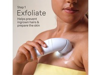 Braun Silk-épil 7 SkinSpa SE7-081 Epilator (hvit/sølv) Epilator & IPL-hårfjerning