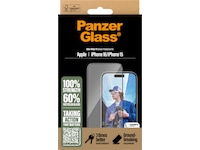 PanzerGlass iPhone 15 / 16 skjermbeskytter Skjermbeskyttelse