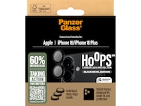 PanzerGlass iPhone 16 / 16 Plus Hoops Linsebeskytter Skjermbeskyttelse