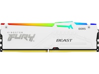 Kingston FURY Beast RGB DDR5 6000MHz 32GB Hvit Minnebrikker