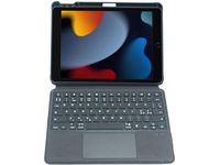 4smarts iPad Air 10,9" / 11" 2-i-1 Tastaturdeksel (grå) Tastatur og stylus