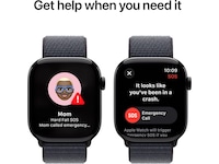 Apple Watch Series 10 46mm GPS + LTE Aluminium (gagatsvart) Smartklokker
