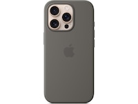 Apple iPhone 16 Pro Silikondeksel (steingrå) Deksel til mobiltelefon